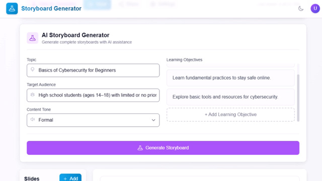 AI Storyboard Writer